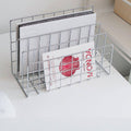 Three Layer Iron Office Document Organiser Rack Magazine Shelf - view 5