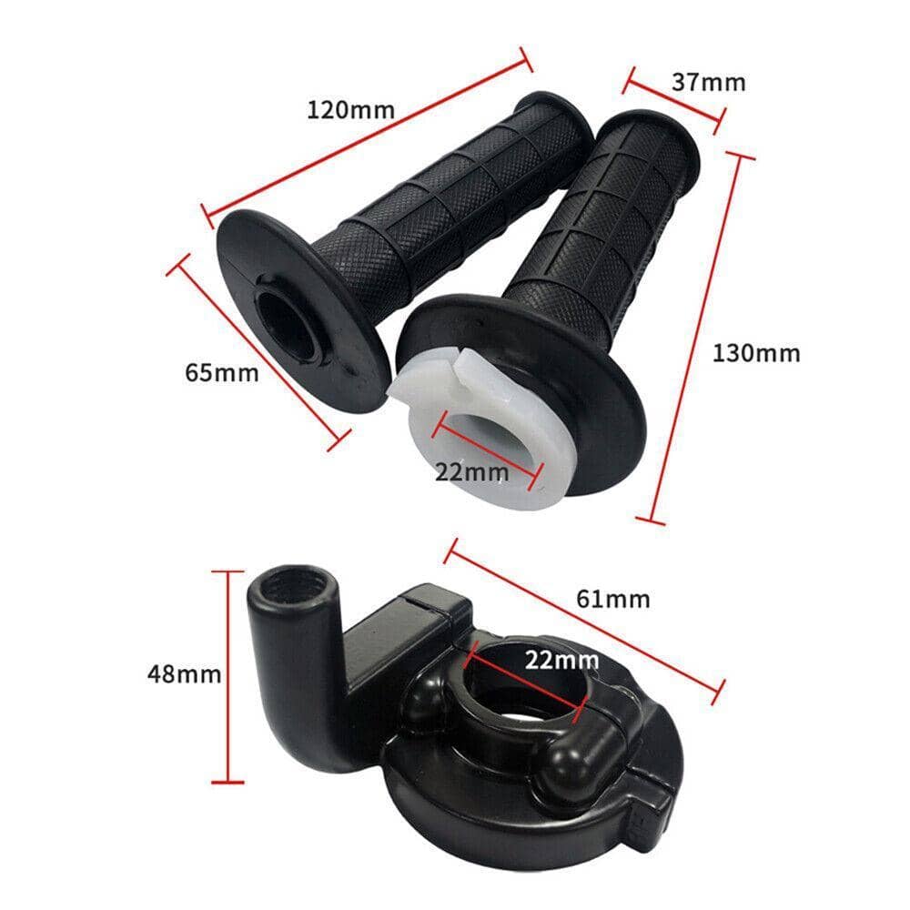 Throttle Housing Hand Grip with 120 cm Cable for 110cc to 250cc Dirt Bikes and Quads - view 4