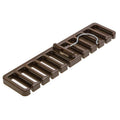 Tie and Belt Hanger with 10 Holes for Men's Wardrobe - Brown