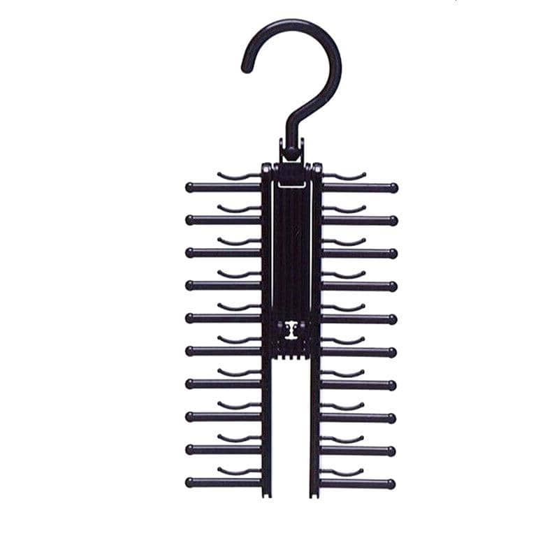 Tie and Scarf Hanger 360 Degree Rotating with 20 Hooks for Closet Organisation - view 2
