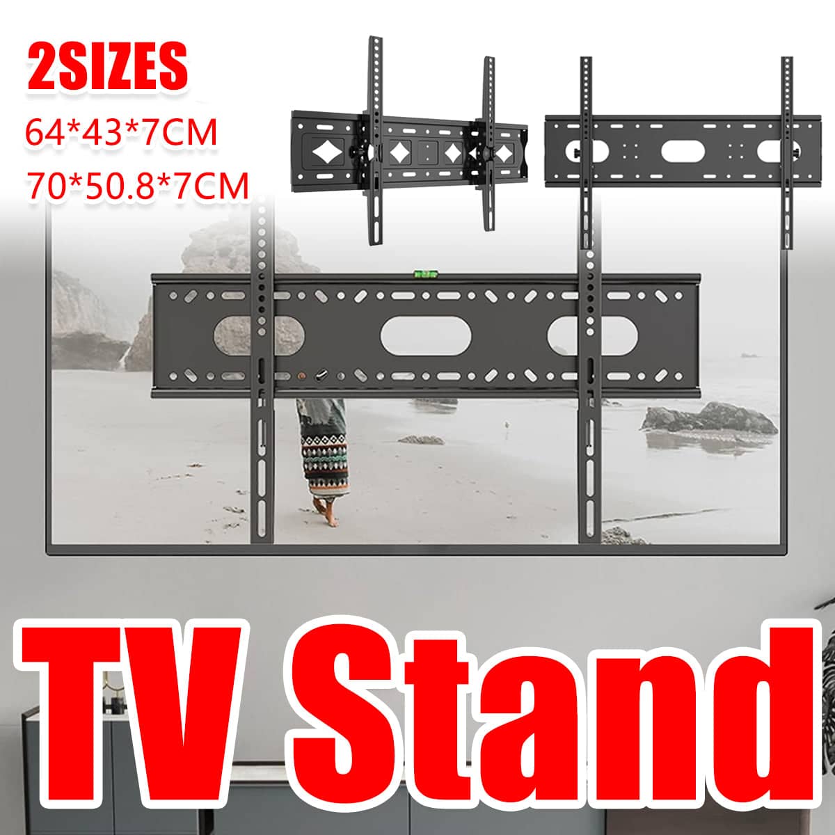 Tilt TV Wall Mount Bracket - Large (70 x 50.8 x 7 cm) - view 2