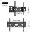 Tilt TV Wall Mount Bracket - Large (70 x 50.8 x 7 cm) - view 4