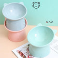 Tilted Elevated Pet Bowl for Cats and Dogs - Mint Green - view 4