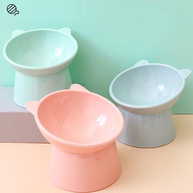 Tilted Elevated Pet Bowl for Cats and Dogs - Mint Green - view 5