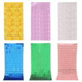 Tinsel Curtain Backdrop 1x2m Shimmer Party Decoration - Green - view 3