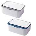 Tissue Box with Wet Wipe and Mask Storage Organiser - Blue - view 3