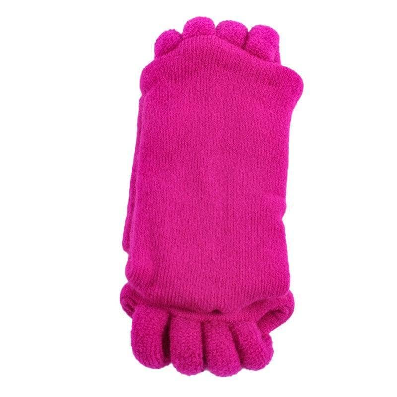 Toe Separator Alignment Socks - Magenta