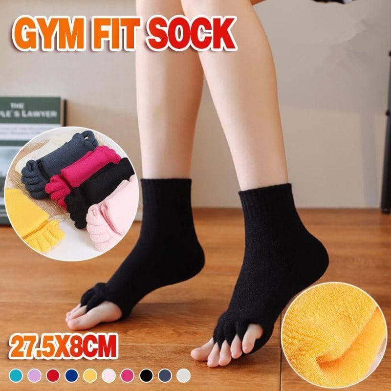 Toe Separator Alignment Socks - Magenta - view 2