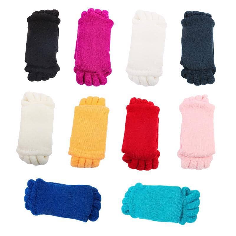 Toe Separator Socks for Yoga and Sport, 1 Pair - Yellow - view 3