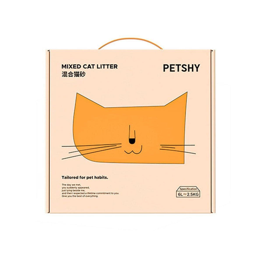 Tofu and Bentonite Clumping Cat Litter, Classic Mixed 1.5mm - 1 x 2.5kg Bag