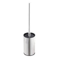 Toilet Brush and Holder Set, Stainless Steel Bathroom Cleaning Tool - Round