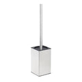 Toilet Brush and Holder Set, Stainless Steel Bathroom Cleaning Tool - Square