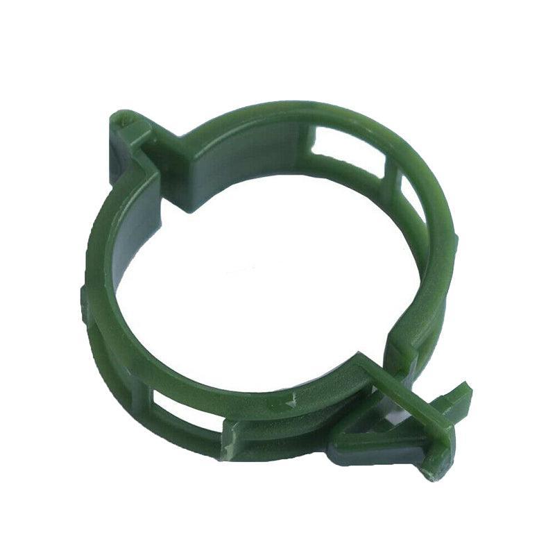 Tomato Plant Support Clips, 2.5 cm Inner Diameter, Pack of 50 - Green