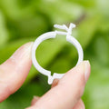 Tomato Plant Support Clips, 2.5 cm Inner Diameter, Pack of 50 - Green - view 5
