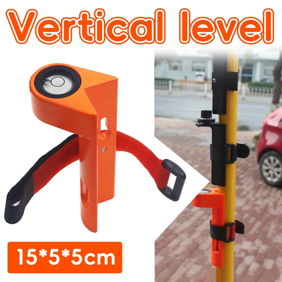 Torpedo Spirit Level for Construction and Carpentry - Orange and Black