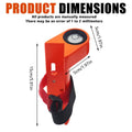 Torpedo Spirit Level for Construction and Carpentry - Orange and Black - view 3