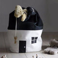 Toy Storage Bag, Large Cotton Canvas Washable Clothes Organiser Basket - view 5