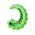 TPR Dog Chew Toy with Irregular Texture for Teeth Grinding and Bite Resistance - Green