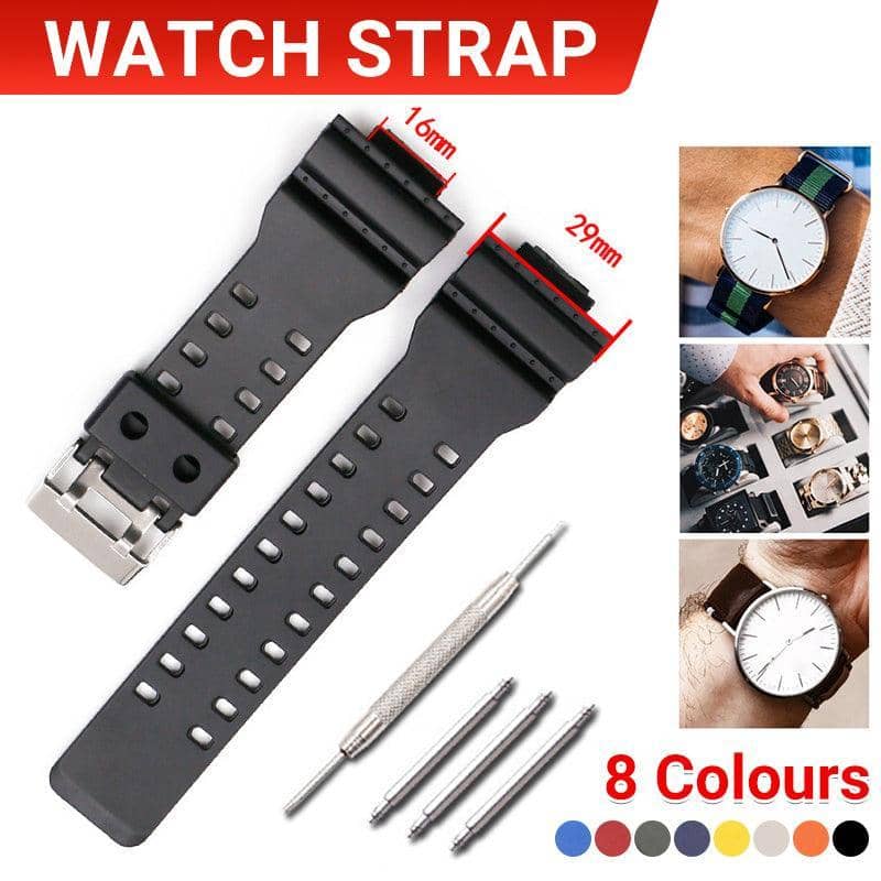 TPU Watch Strap, 16 mm Lug Width, with Fitting Tool - Blue - view 2