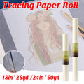 Tracing Paper Roll for Drawing and Copying, Translucent Sketching - 18 in (44.5 cm) - view 2