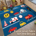 Traffic Road Play Mat for Kids Playroom, 160 x 80 cm Non-Slip Rug - view 4