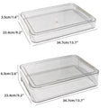Transparent A4 Plastic File Storage Box - Small, 34.7 x 23.4 x 3.5 cm - view 4