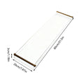 Transparent Acrylic Bathtub Caddy Tray with Gold Frame, 80 x 20 cm - view 3