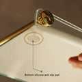 Transparent Acrylic Bathtub Caddy Tray with Gold Frame, 80 x 20 cm - view 5