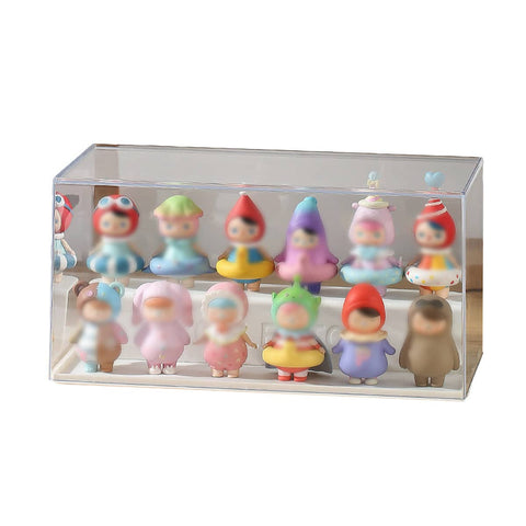 Transparent Blind Box Display Storage Box for Mini Figures - 2 Tier