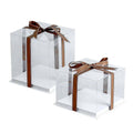 Transparent Cake Box for Birthday Cakes - 6 Inch (15.2cm), Single, Pack of 20 - view 3