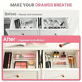 Transparent Drawer Organisers, Stackable Plastic - Pack of 25 - view 6