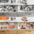 Transparent Drawer Organisers, Stackable Plastic - Pack of 8 - view 5