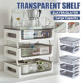 Transparent Drawer Storage Rack for Desk and Kitchen - 3-Layer - view 2