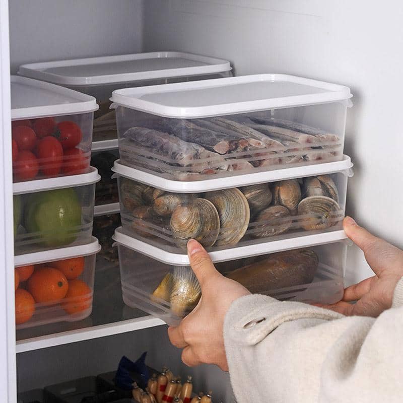 Transparent Fridge Storage Containers with Lids, Pack of 8 - view 5