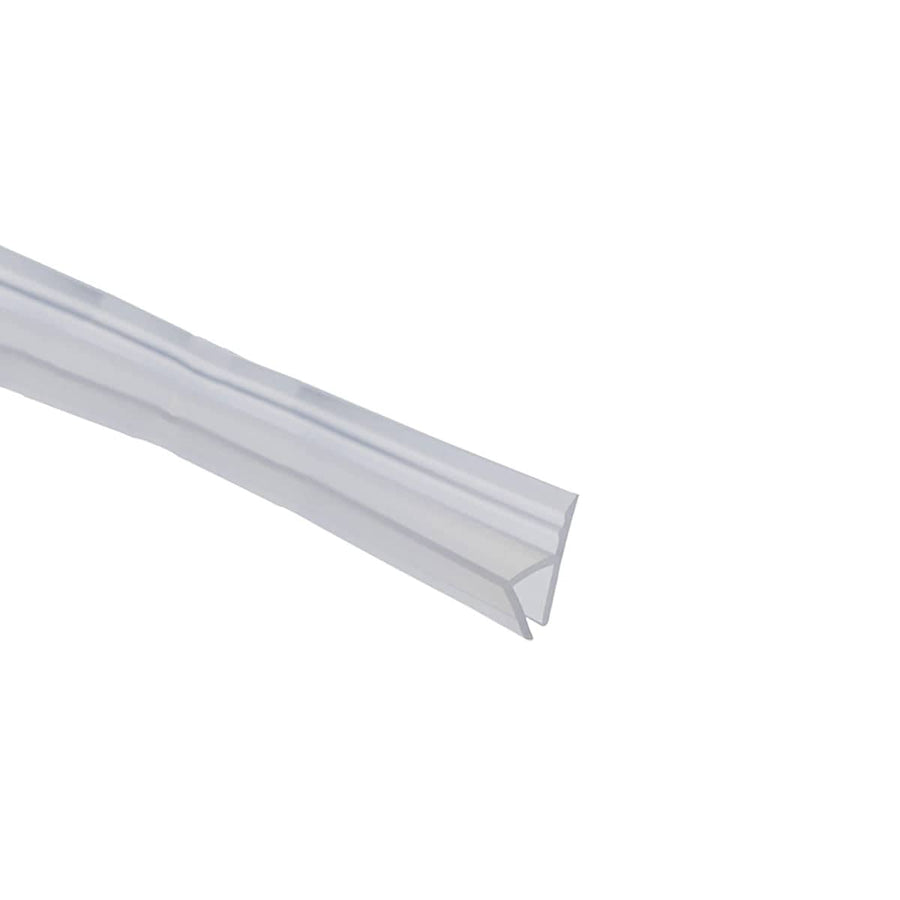 Transparent H Shape Silicone Door Seal Strip - 0.8 cm x 100 cm