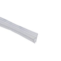 Transparent H Shape Silicone Door Seal Strip - 1 cm x 100 cm - view 3