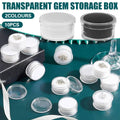 Transparent Jewellery Gem Storage Cases, Pack of 10 - White Lining - view 2