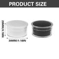 Transparent Jewellery Gem Storage Cases, Pack of 10 - White Lining - view 4