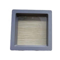 Transparent Jewellery Storage Boxes with PE Film, Pack of 10 - Grey, 11 x 11 x 2 cm