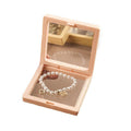 Transparent Jewellery Storage Boxes with PE Film, Pack of 10 - Peach, 11 x 11 x 2 cm