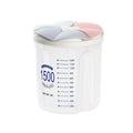 Transparent Kitchen Storage Container with Lid - 1500 ml, 3 Compartments