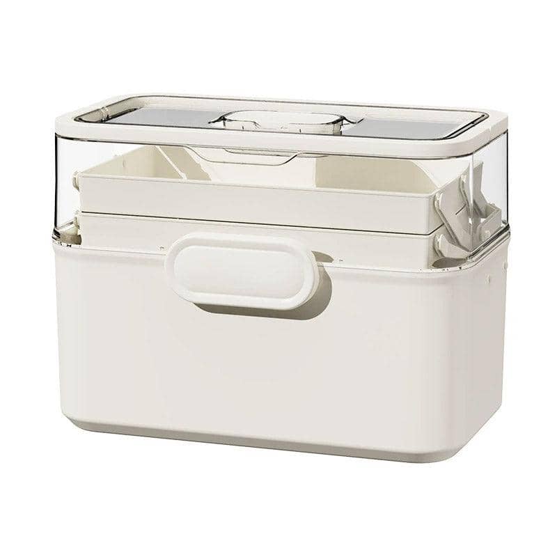 Transparent Multi-Layer First Aid and Pill Storage Box Organiser - view 2