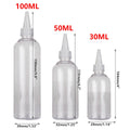 Transparent Needle Tip Squeeze Dispensing Bottles, Pack of 100 - 30 ml (Height 104 mm) - view 4