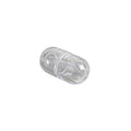 Transparent Plastic Capsule Storage Boxes for DIY Crafts, Pack of 100 - view 2