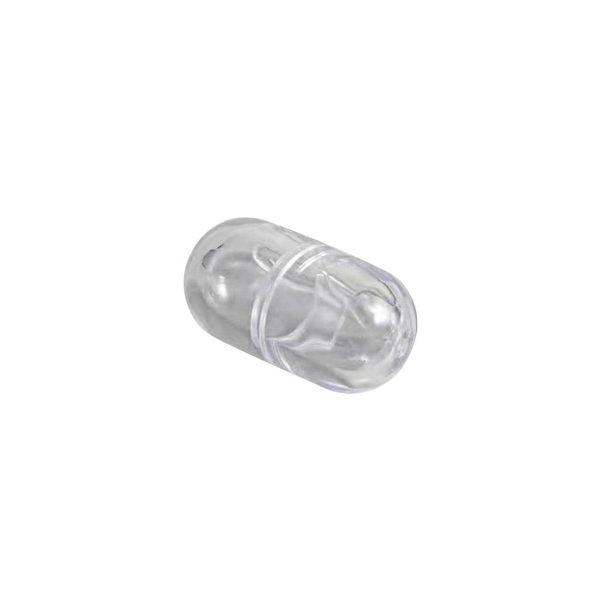 Transparent Plastic Capsule Storage Boxes for DIY Crafts, Pack of 100 - view 2