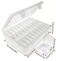 Transparent Plastic Storage Box Organiser Set - 31 Pieces - view 3