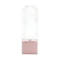Transparent PVC Flower Gift Boxes with Handle, Pack of 10 - Pink