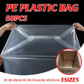 Transparent Square-Bottom Carton Liner Bags, Pack of 50 - 40 x 30 x 55 cm - view 2