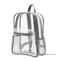 Transparent Waterproof PVC Backpack for School and Travel, Large Capacity - view 2