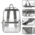 Transparent Waterproof PVC Backpack for School and Travel, Large Capacity - view 4